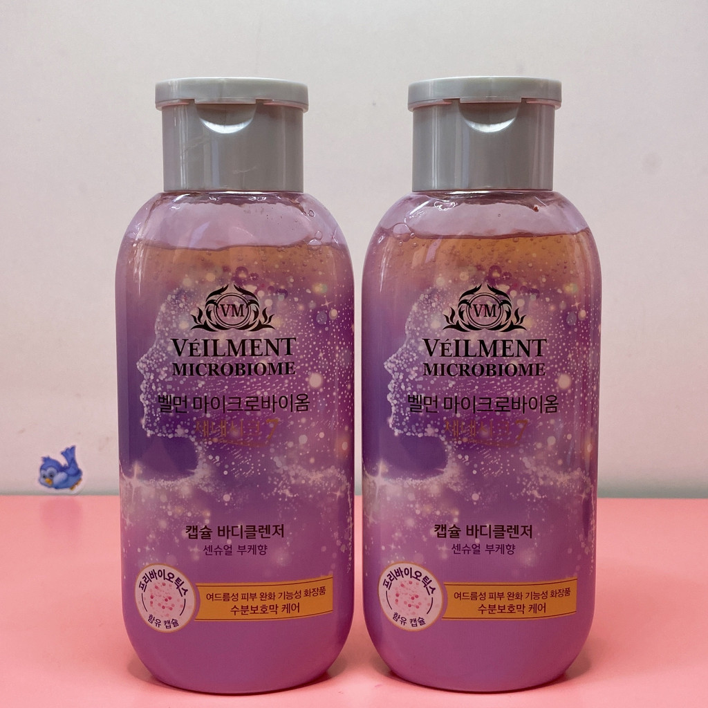 Sữa Tắm On The Body Veilment Microbiome Genethick7 Sensual Bouquet Scent Capsule Body Cleanser 200g