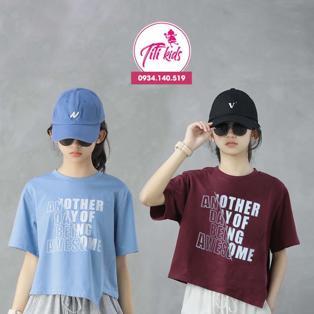 Set Đồ Thể Thao Cho Bé Gái TiTiKids Bộ Thời Trang Áo Kiểu S235