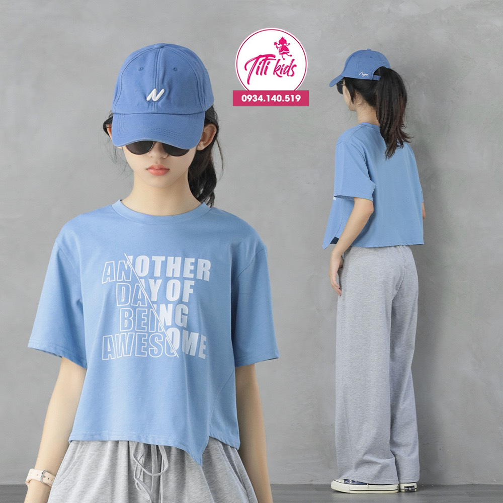 Set Đồ Thể Thao Cho Bé Gái TiTiKids Bộ Thời Trang Áo Kiểu S235