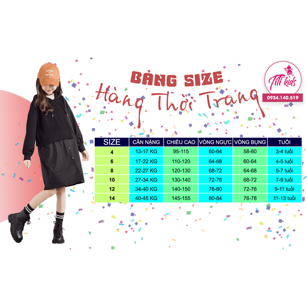 Set Đồ Thể Thao Cho Bé Gái TiTiKids Bộ Thời Trang Áo Kiểu S235