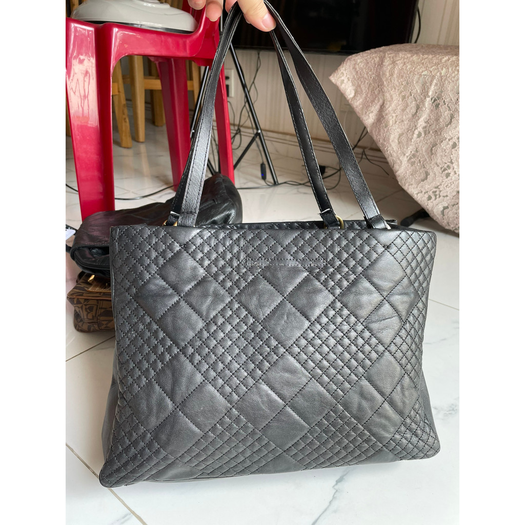 Túi si tote da thật hiệu Louis Quatorze (thay dây)