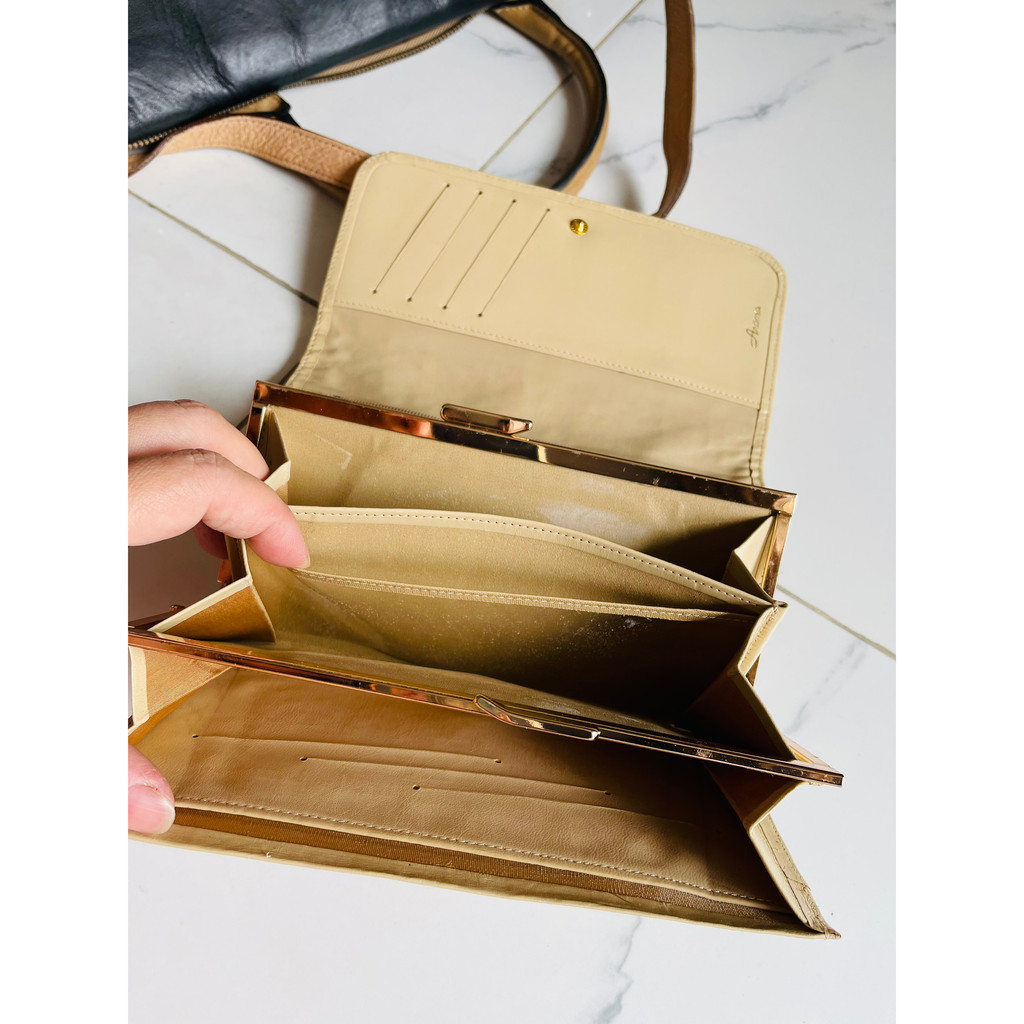 Ví si dài da thật Aroma