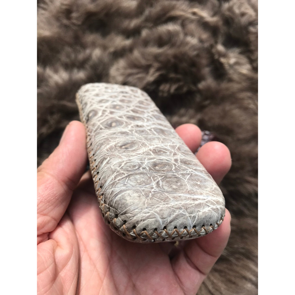 Bao da điện thoại Nokia 8800 Cá Sấu - Bao da cá sấu thật - Bao da dây rút trong Nokia 8800