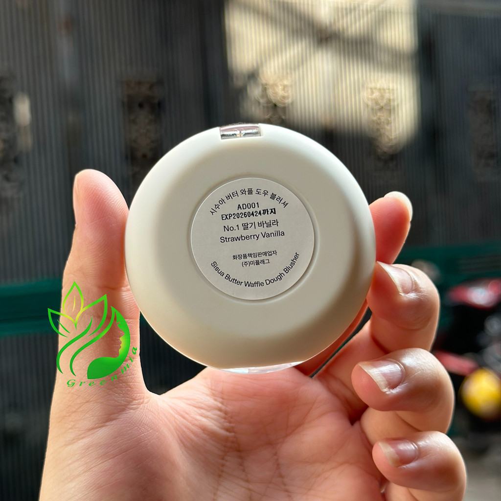 Má Hồng UNLEASHIA Nén Jelly SISUA Butter Waffle Dough Blusher 8g Strawberry Vanilla Apricot Sherbet Honey Oolong