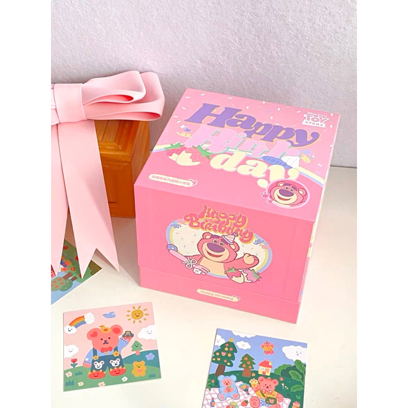 Loa Bluetooth  Gấu Dâu Losto Hình Bánh Sinh Nhật Siêu Cute