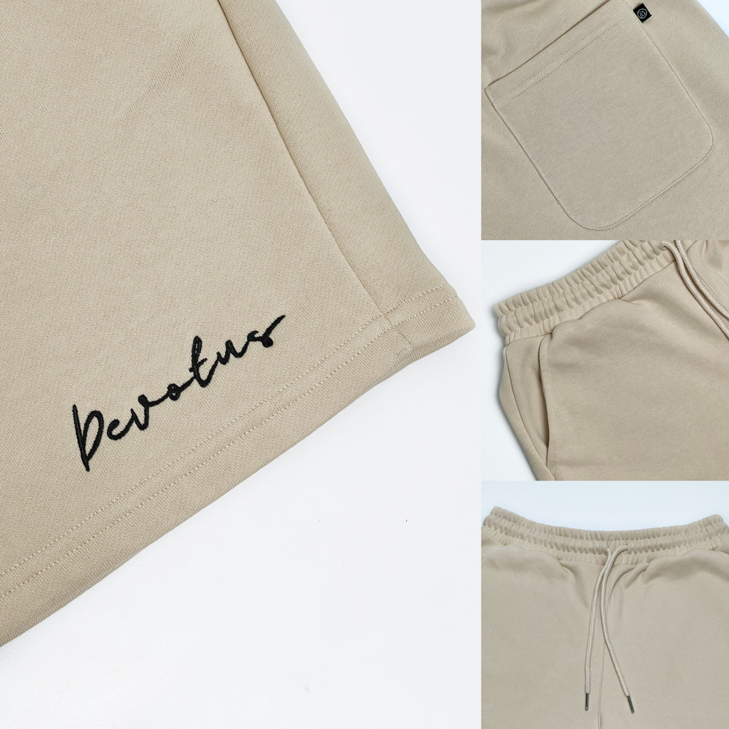 Quần short Devotus Local Brand Unisex Signature Fullbox Q001 Thêu logo