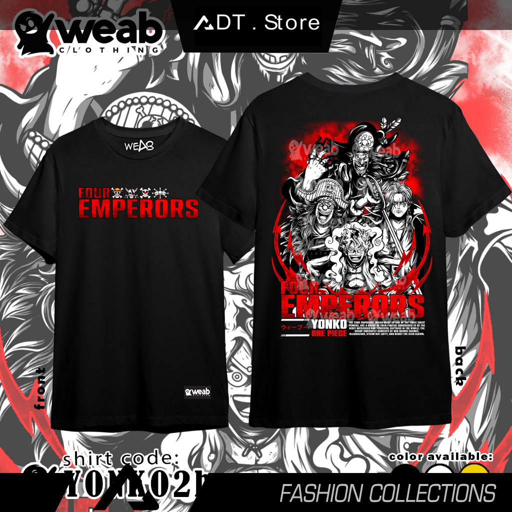 Áo thun hình WEAB CLOTHING ONE PIECE cực chất giá rẻ mẫu HOT bán chạy