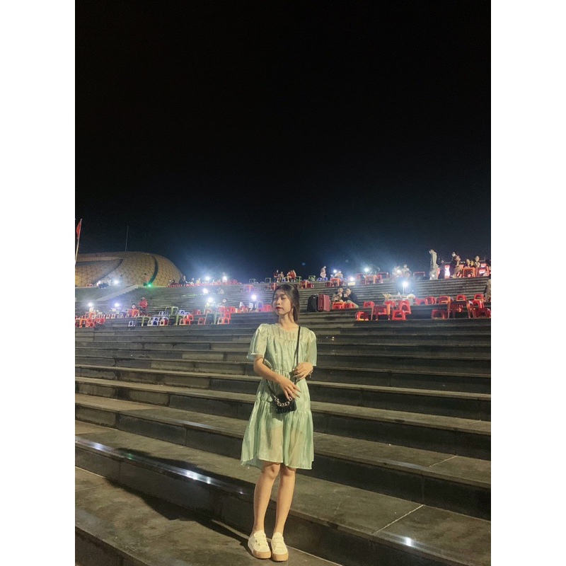 Váy babydoll bánh bèo dễ thương, siêu xinh