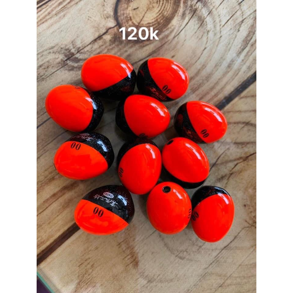 Phao 00 câu cá phao câu iso. Màu: đen đỏ