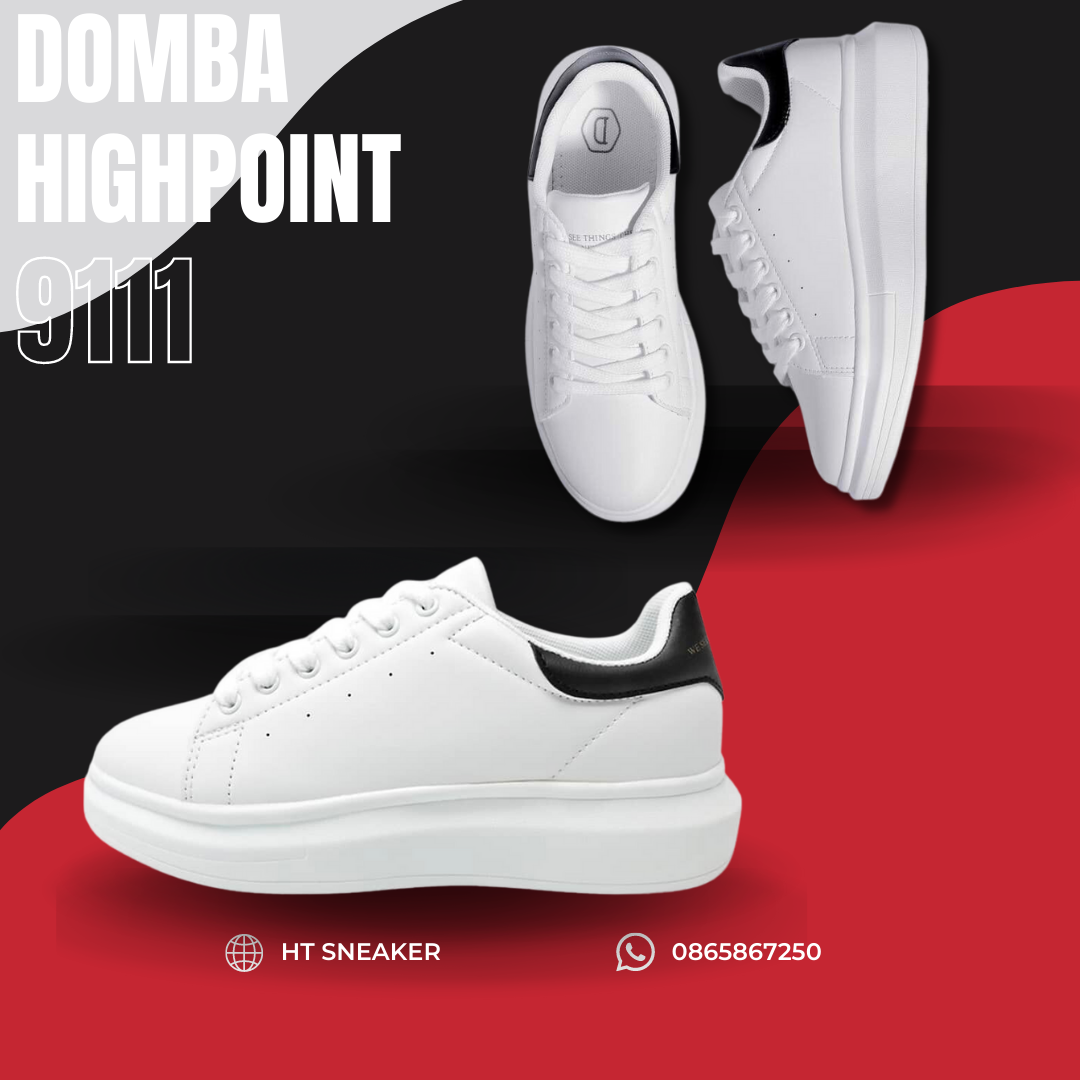 Giày thể thao Domba High Point 9-111 trắng | Giày Sneaker Domba unisex Fullbox Korea