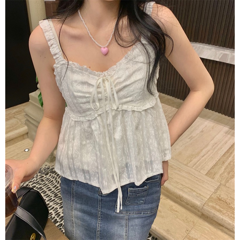HINI - Áo Babydoll Hai Dây Phong Cách Nhẹ Nhàng