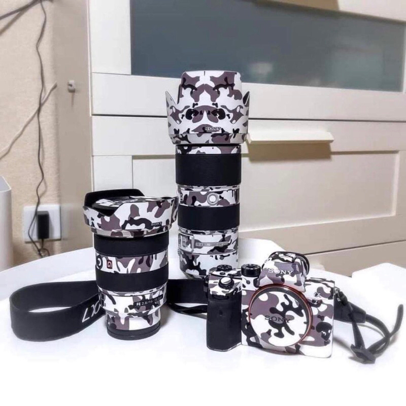 Miếng dán Skin 3M theo yêu cầu cho các dòng máy ảnh và len Canon, Nikon, Sony, Fujifilm,… - HDSKIN