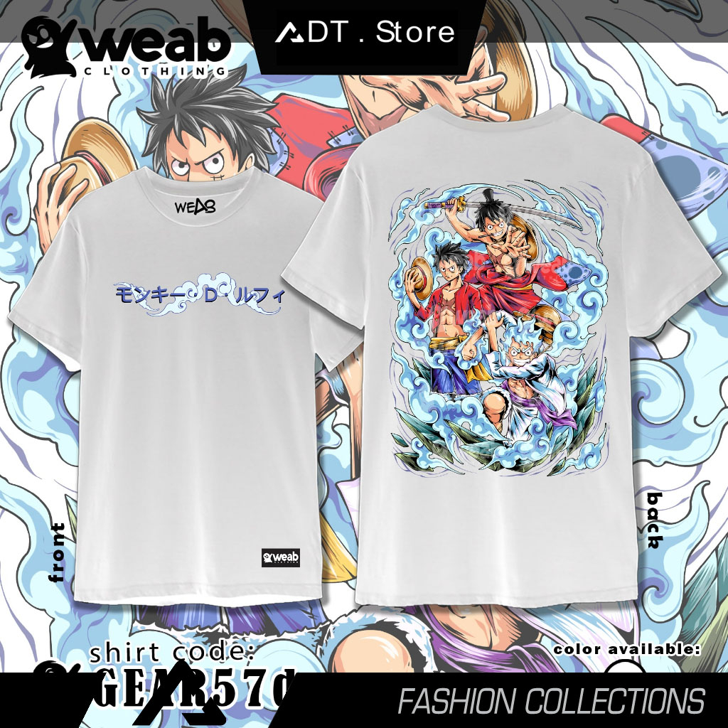 Áo thun hình WEAB CLOTHING ONE PIECE cực chất giá rẻ mẫu HOT bán chạy