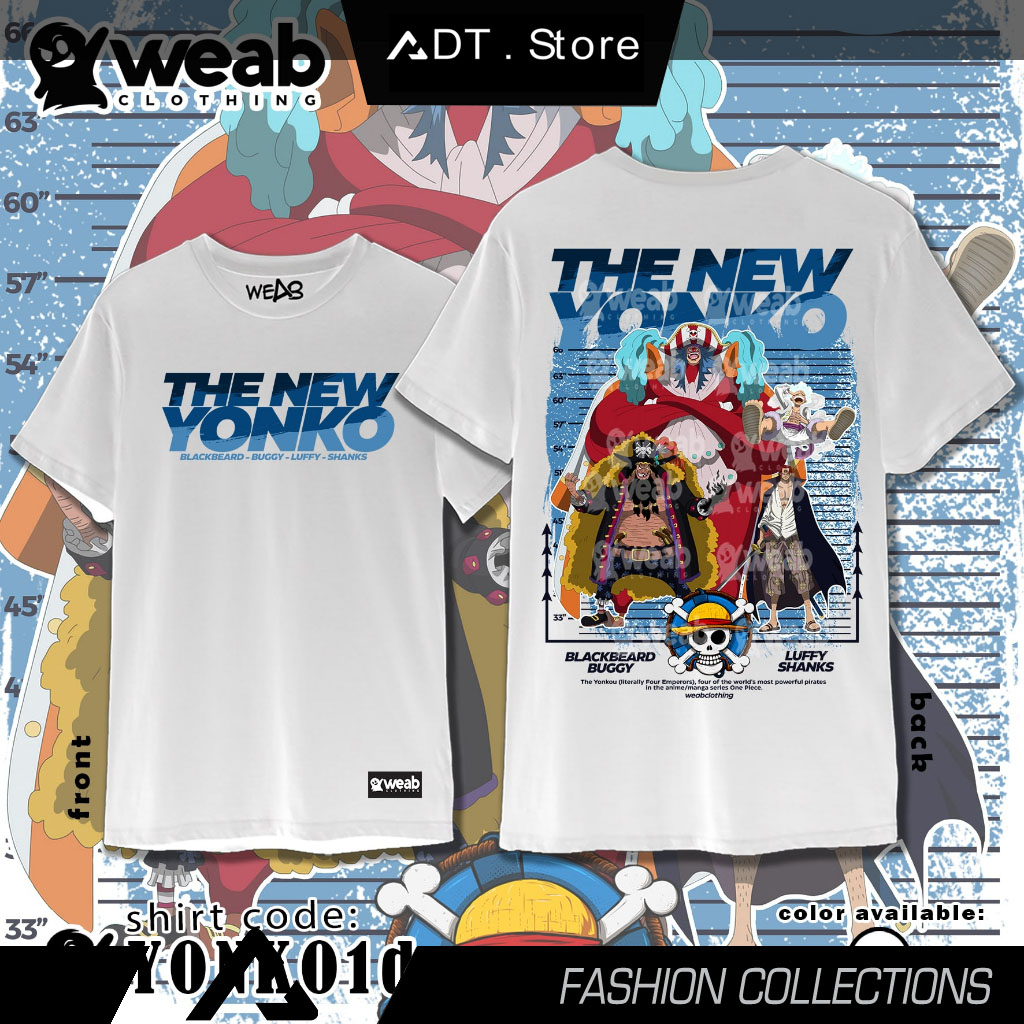 Áo thun hình WEAB CLOTHING ONE PIECE cực chất giá rẻ mẫu HOT bán chạy