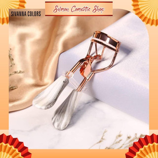 Kẹp bấm mi cán nhựa vân đá hot sang chảnh sivanna colors marble series eyelash curler hf101, chuẩn thái lan- salmon shop