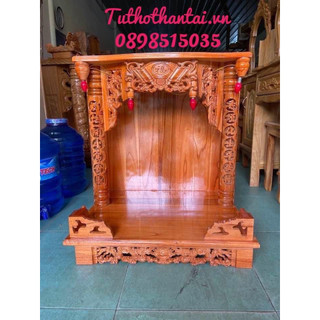 Bàn thờ treo tường Bà ngang 60cm chạm Rồng