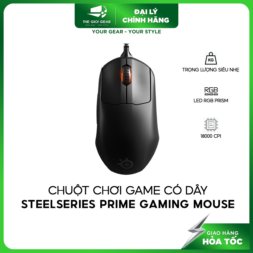 Chuột Chơi Game Có Dây - SteelSeries Prime Gaming Mouse Mini