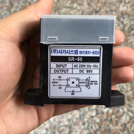 Đi ốt phanh pa lang cầu trục, đi ốt SR60 điện áp 1 pha 220VAC / DC90V