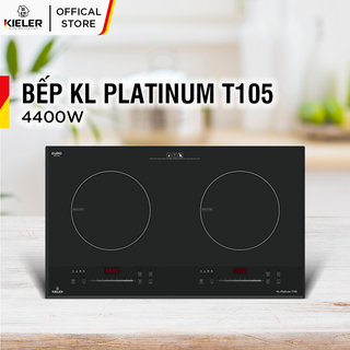 Bếp đôi điện từ Kieler KL-PLATINUM T105 mặt kính Euro Kieler Platinum, Bếp điện từ nhiều chế độ cảm ứng chống tràn 4400W