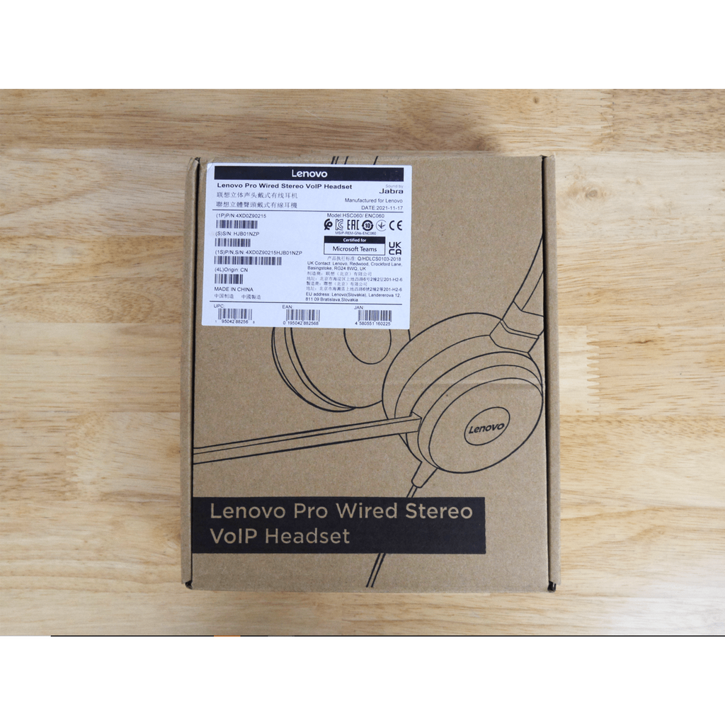 Tai nghe Lenovo chính hãng 4XD0Z90215