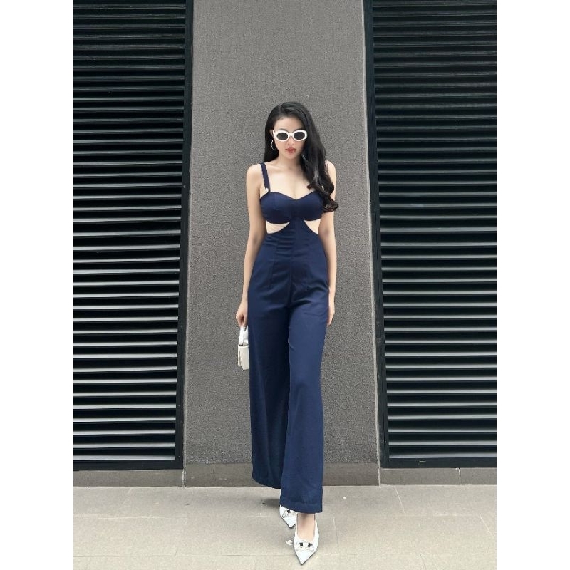 femei - Jumpsuit 2 dây thời trang ( Xanh ) | BigBuy360 - bigbuy360.vn