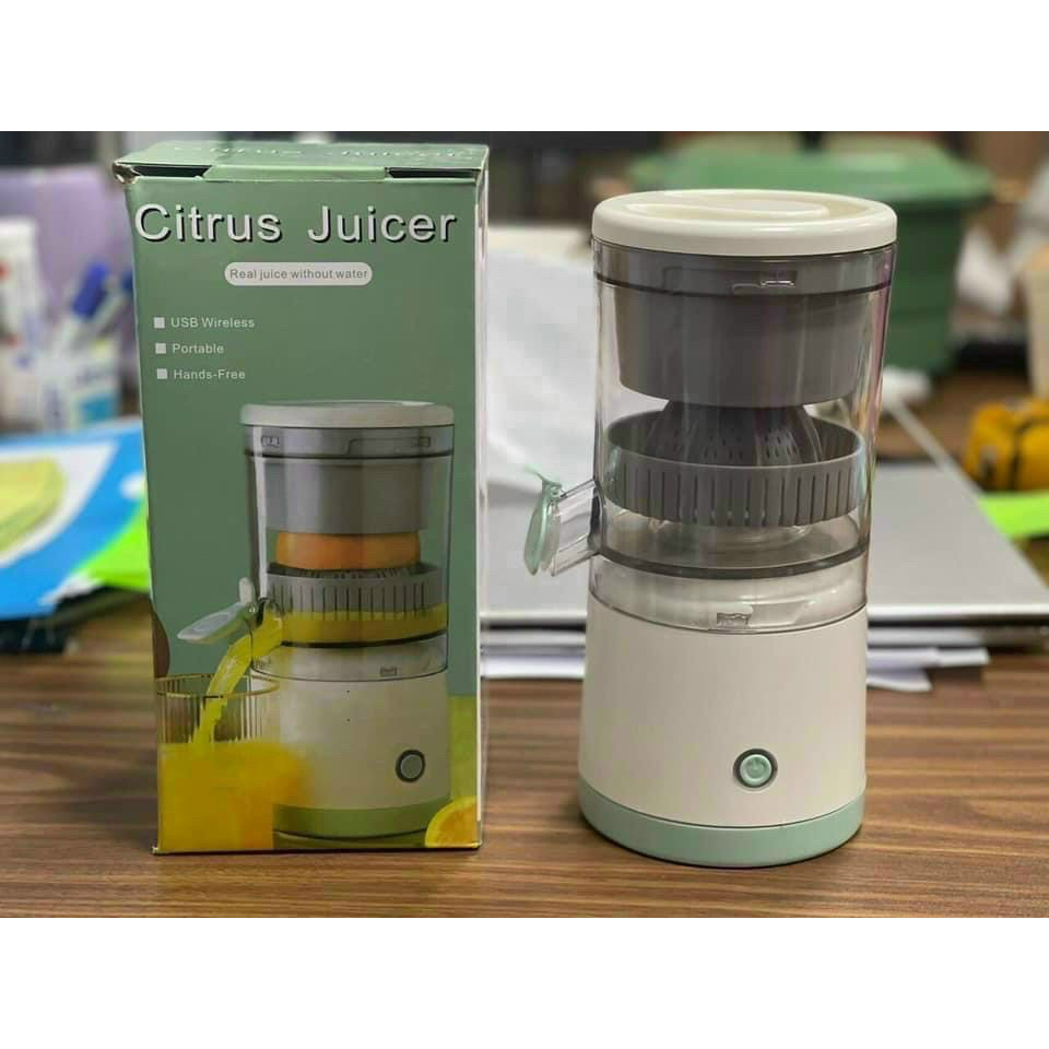Máy Vắt Cam Tự Động, Ép Cam, Ép Hoa Quả Đa Năng Dung Tích 400ml, Sử Dụng Sạc USB Tiện Lợi Chất Lượng Cao