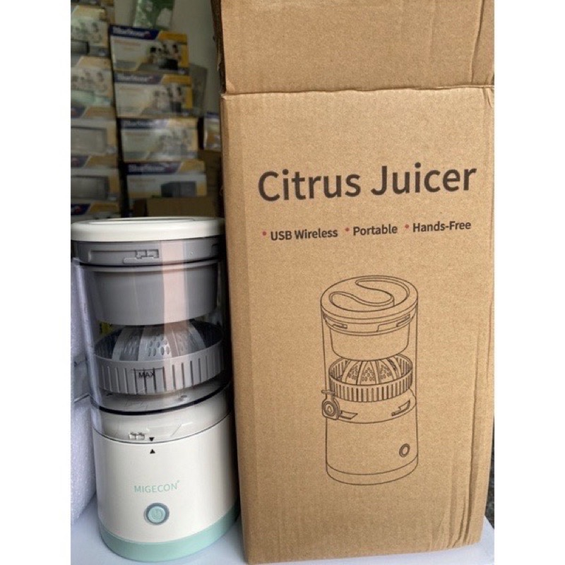 Máy Vắt Cam Tự Động, Ép Cam, Ép Hoa Quả Đa Năng Dung Tích 400ml, Sử Dụng Sạc USB Tiện Lợi Chất Lượng Cao