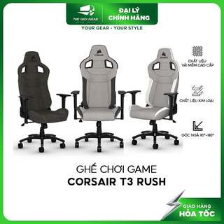 Ghế Chơi Game Corsair T3 RUSH Hàng Chính Hãng