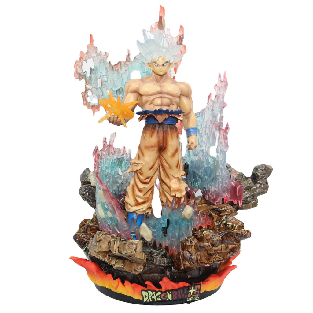 Mô Hình Son Goku Bản Năng Vô Cực 3 đầu thay đổi, cao 35 cm, có hộp màu - Mô hình Dragon Ball