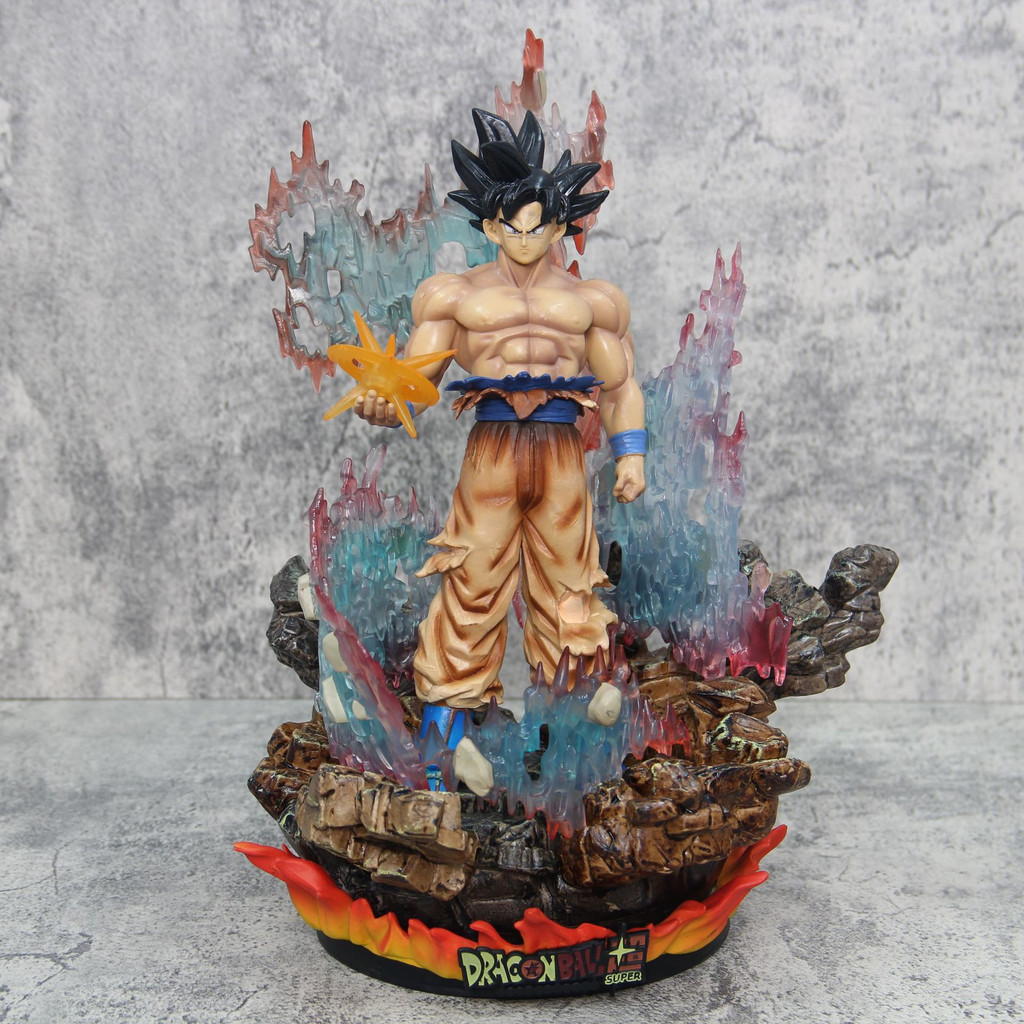 Mô Hình Son Goku Bản Năng Vô Cực 3 đầu thay đổi, cao 35 cm, có hộp màu - Mô hình Dragon Ball