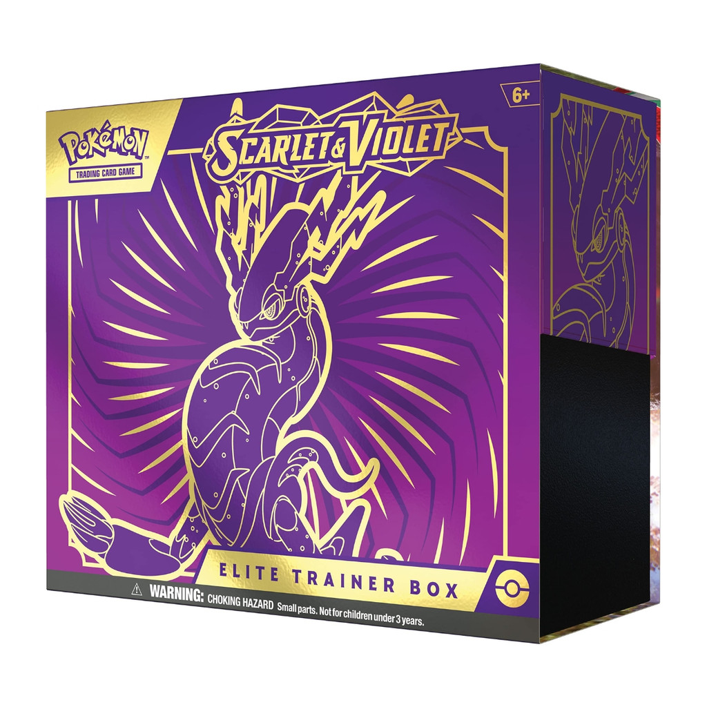 Thẻ bài Pokemon TCG Scarlet and Violet Elite Trainer Box Miraidon phiên bản tiếng Anh POKTCGUSETB45