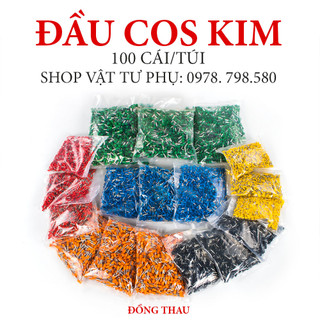100 đầu cos kim rỗng đủ loại,100 đầu cos pin rỗng đủ loại,100 đầu cos ve đủ loại