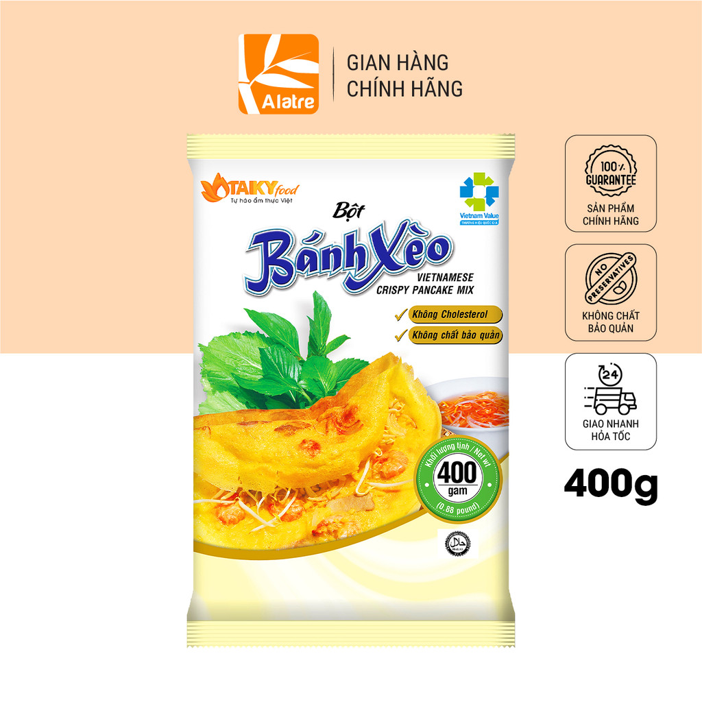 400g  Bột Bánh Xèo TÀI KÝ - Hàng Chính Hãng - Date mới nhất!