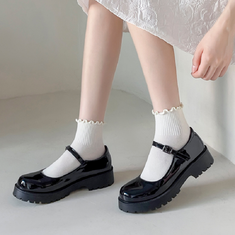 Vớ Phối Ren Đính Nơ Phong Cách lolita Nhật Bản Dễ Thương Cho Nữ，Jk, trẻ trung năng động