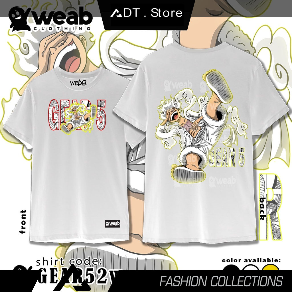 Áo thun hình  WEAB CLOTHING ONE PIECE cực chất giá rẻ mẫu HOT bán chạy