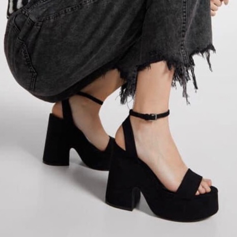 🌹 ORDER ✅ Giày quai ngang đế đúp 10cm 34-39