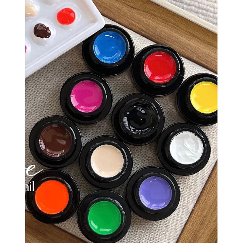 Gel vẽ hoạt hình lẻ hũ có màu da siêu ứng dụng