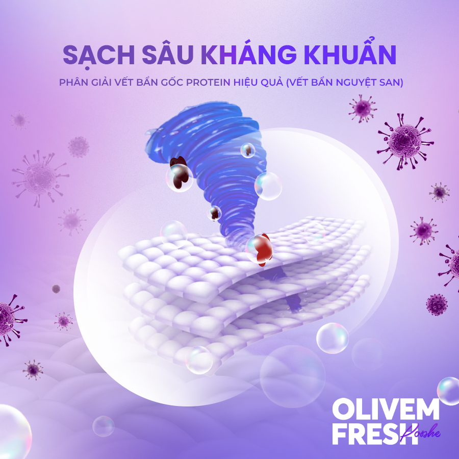 Xuất Xứ Italy- Nước Giặt Đồ Lót Sinh Học Posshe Olivem Fresh 380ml