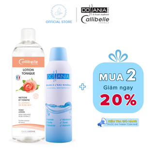 Bộ đôi nước hoa hồng Callibelle 500ml và xịt khoáng Dollania 150ml - 201178 - 891318