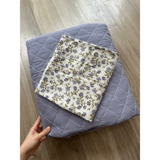 XẢ - xả set ga chần kèm 2 vỏ gối nằm. chất cotton đũi hữu cơ