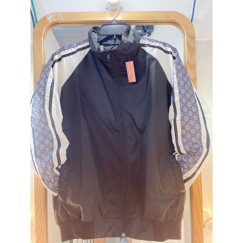 KHOÁC DÙ SỌC TAY GC unisex chất thoáng mát freesize