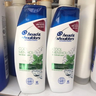 Dầu gội head & shoulders bạc hà mát lạnh 350ml cool menthol