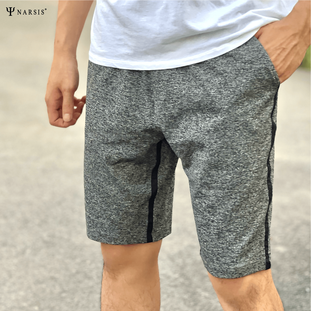 Quần short nam thun Narsis S230156 chất liệu Cotton êm mềm thông thoáng phong cách thể thao