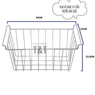 Rổ tủ đông 64cm dành cho tủ sanaky