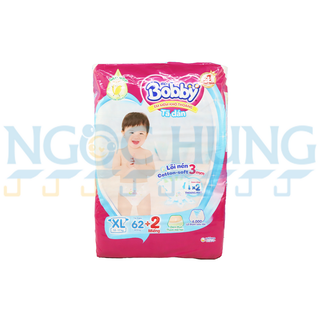 Tã dán Bobby size XL 62 miếng (12-17kg)