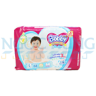 Tã dán Bobby size L 68 miếng
