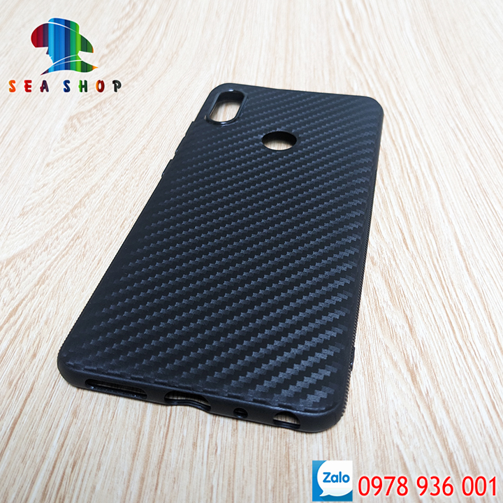 Ốp lưng Xiaomi Redmi Note 5 và Note5 Pro vân da Carbon chống trơn trượt - Nhựa dẻo - Chống sốc