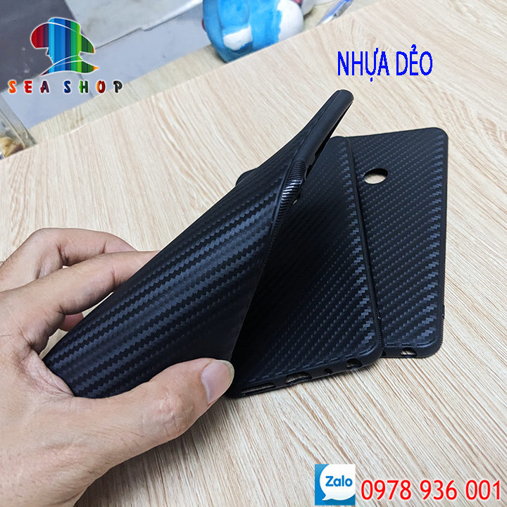 Ốp lưng Xiaomi Redmi Note 5 và Note5 Pro vân da Carbon chống trơn trượt - Nhựa dẻo - Chống sốc