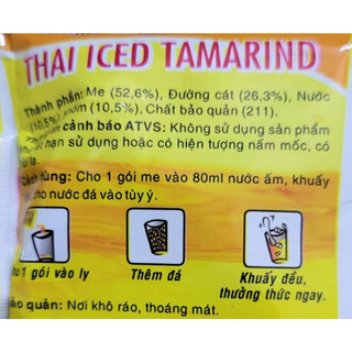 (gói 50g) ĐÁ ME (Me Thái Lan Hạt Mềm) THANH BÌNH Thai Iced Tamarind