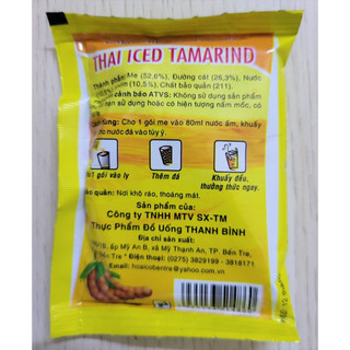 (gói 50g) ĐÁ ME (Me Thái Lan Hạt Mềm) THANH BÌNH Thai Iced Tamarind